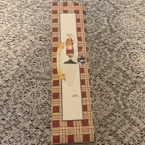 Goose Berry Patch Angel Pie Server Fresh-Baked With Love Holiday Christmas - Picture 3 of 9